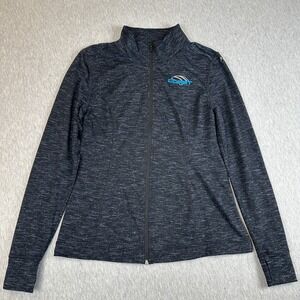Ren Athletics Womens Full Zip Warm Up Jacket Size M Gray Coast Volleyball